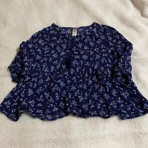 Justice floral top 12